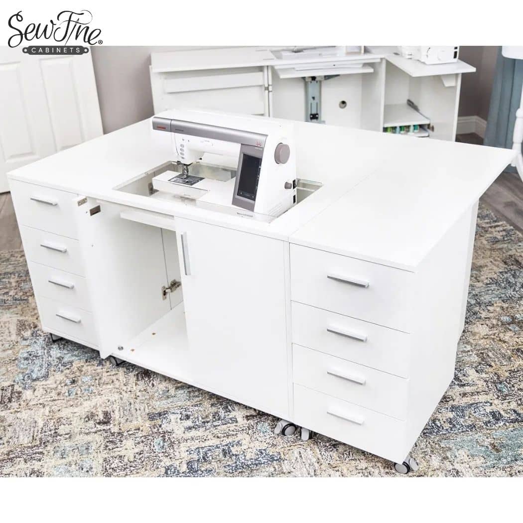 Hideaway Deluxe with Caddy- sewingcabinets.com