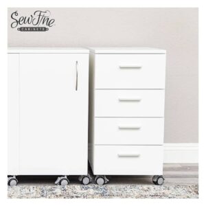 Sew Fine Four Drawer Storage main product image with logo