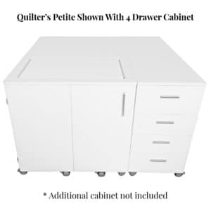 SewFine_QuiltersPetite_with-4-drawer-cabinet