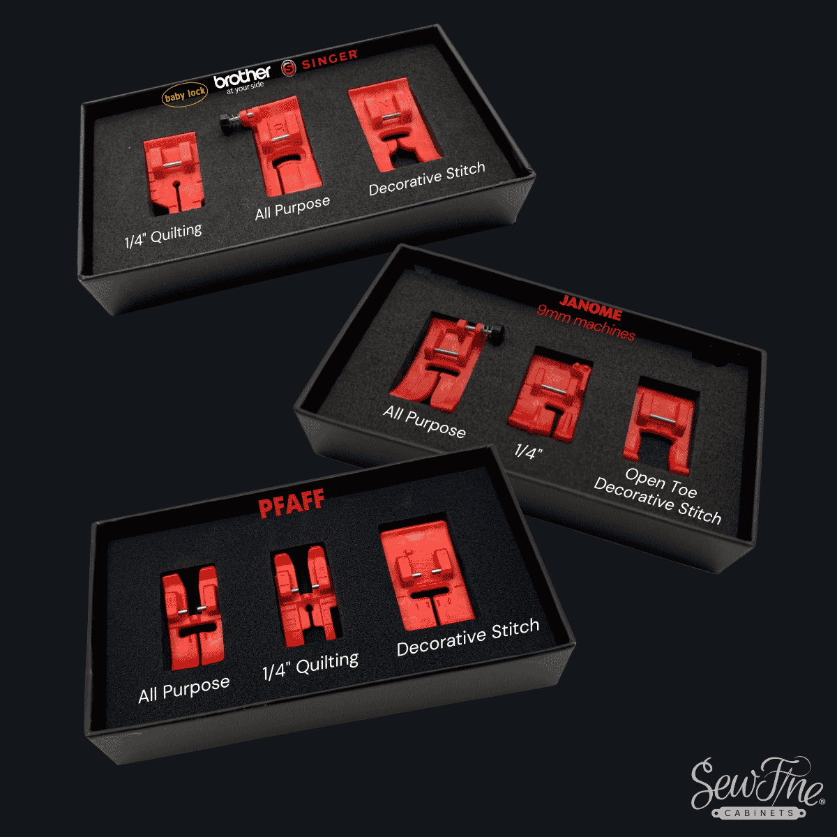 SewFine Ultra T Pro  Foot Set main image