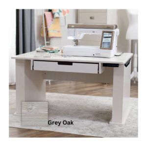 Koala Elevating Desk Grey Oak main product image-Oak