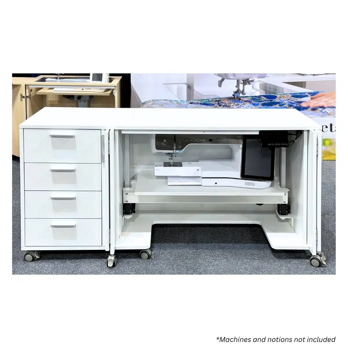 Hideaway Deluxe XL Sewing Cabinet - sewingcabinets.com