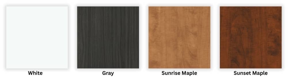 Horn Cabinets color swatches