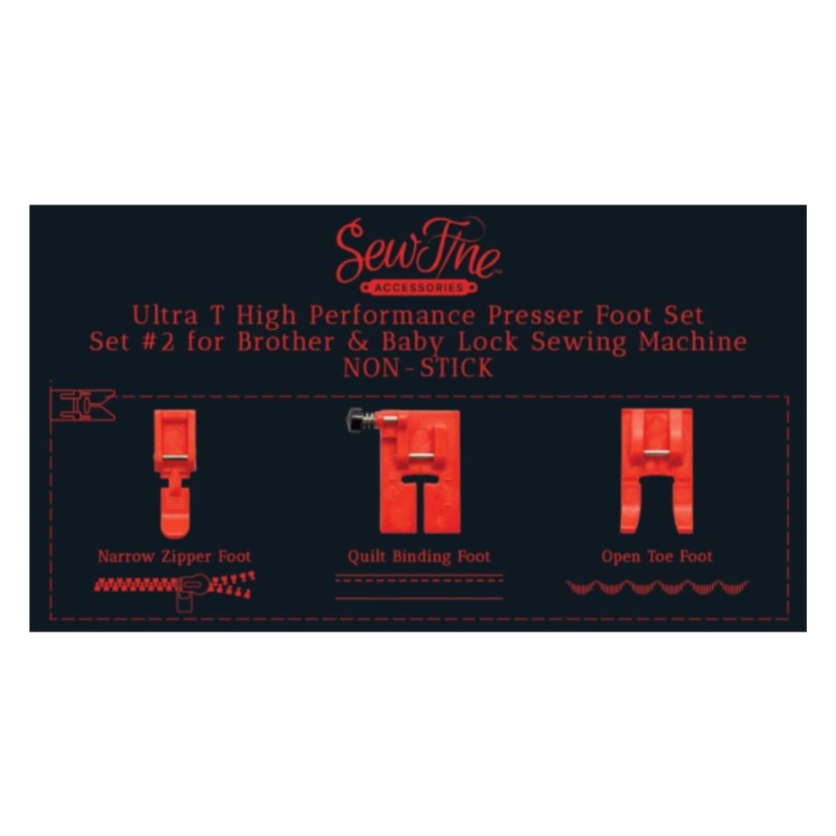 SewFine Ultra T Foot Set # 2
