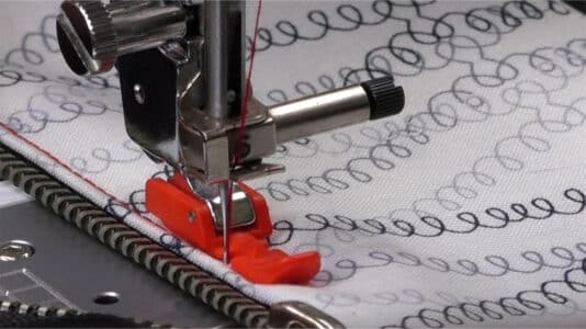 SewFine Ultra T Set # 2 Narrow Zipper Foot