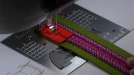 SewFine Ultra T Set # 2 Quilt Binding Foot attaching cording