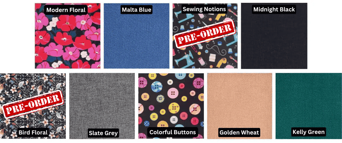 SewFine Chair Fabric Swatches