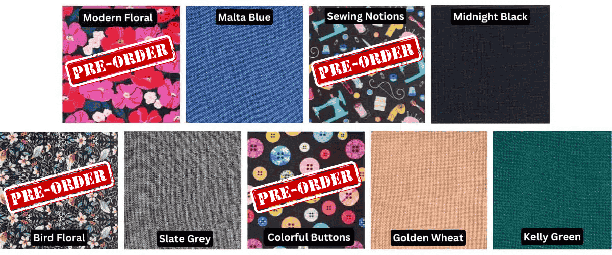 SewFine Chair Fabric Swatches