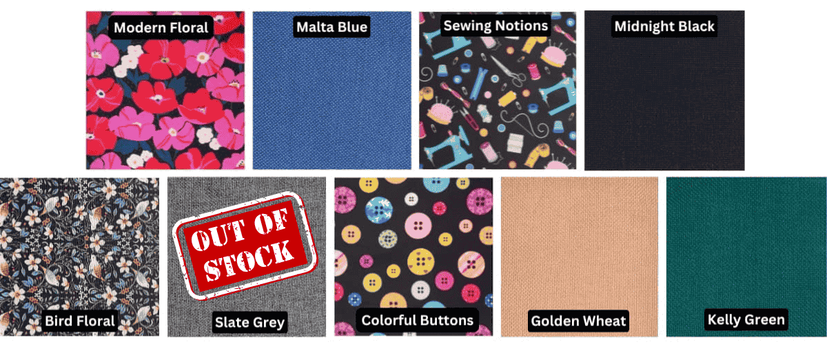 SewFine Chair Fabric Swatches