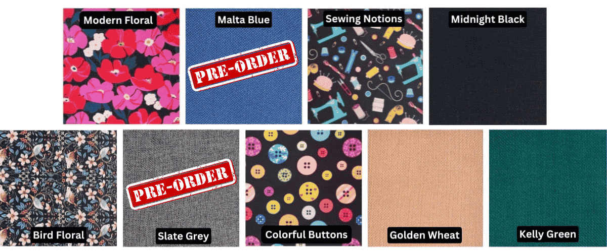 SewFine Chair Fabric Swatches