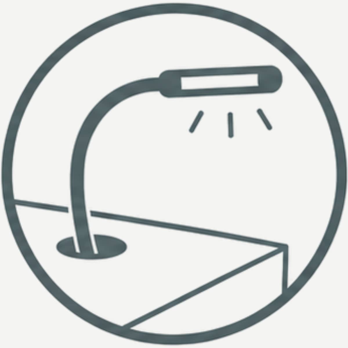 Lamp hole for Slimline type lamps